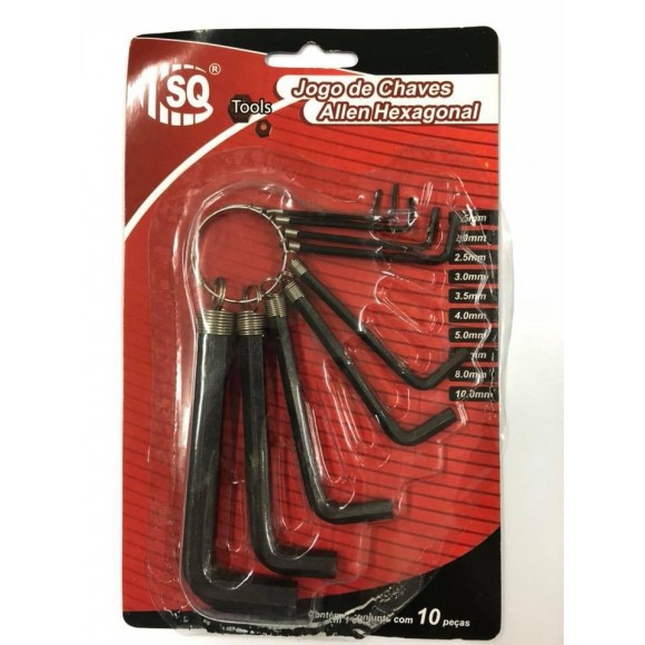 CONJUNTO DE CHAVES ALLEN 12 PEÇAS BARCELONA